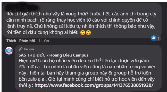 giam doc trung tam ngoai ngu bi to om tien bo tron hoc vien giao vien dieu dung so gd dt khong lien lac duoc hinh 2