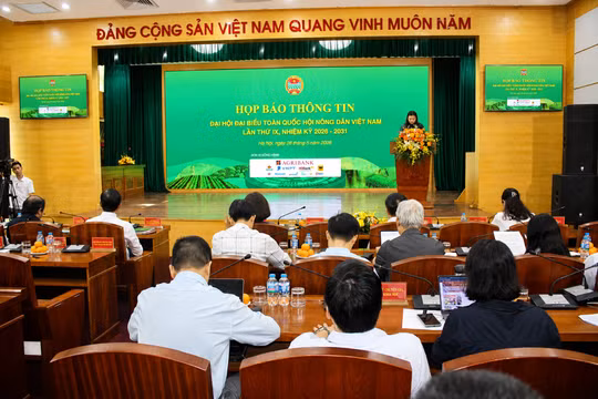 Đại hội Hội Nông dân Việt Nam lần thứ IX, nhiệm kỳ 2026-2031 sẽ diễn ra từ ngày 07 - 08/6 
