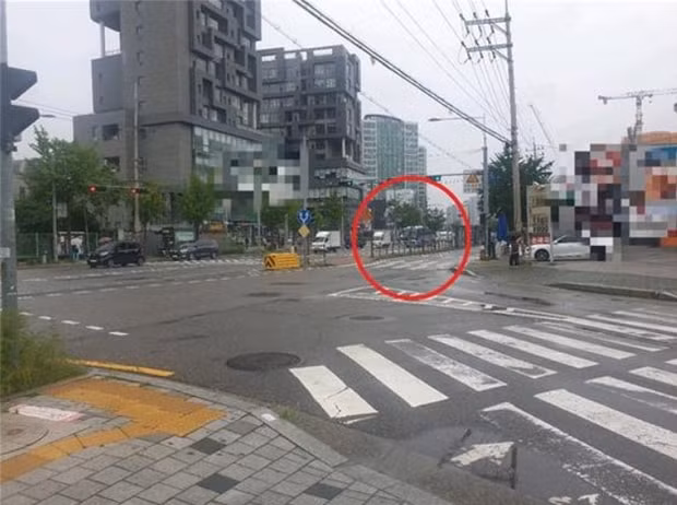 Địa điểm xảy ra vụ tai nạn giao thông.