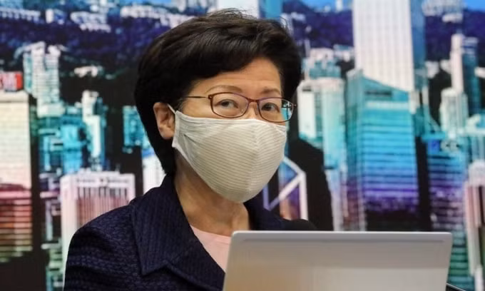 Trưởng đặc khu Hong Kong Carrie Lam. Ảnh: SCMP.