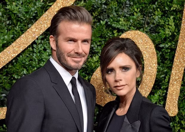 Hình ảnh David Beckham chụp cùng vợ Victoria Beckham. Ảnh: internet.