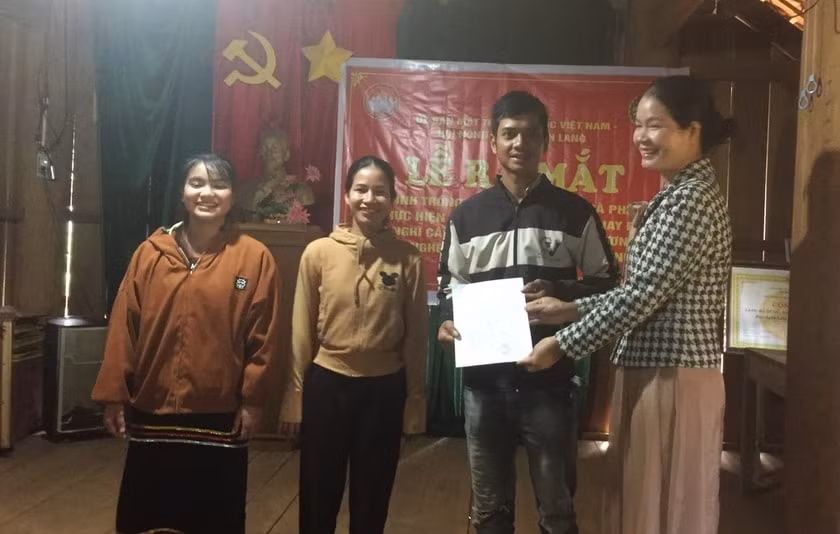 xa son lang huyen kbang tinh gia lai ra mat to hop tac cham soc cay ca phe lang ha nung hinh 1