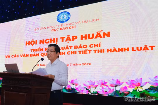 Cục trưởng Cục Báo chí: AI chỉ là công cụ hỗ trợ, trách nhiệm pháp lý vẫn thuộc về cơ quan báo chí và nhà báo