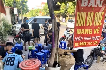 bac giang cho khach ngoi an giua mua dich chu quan bun bo bi phat 75 trieu dong hinh 1