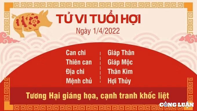 tu vi 1 4 2022 hom nay thu 6 ngay 1 3 am lich cua 12 con giap hinh 12