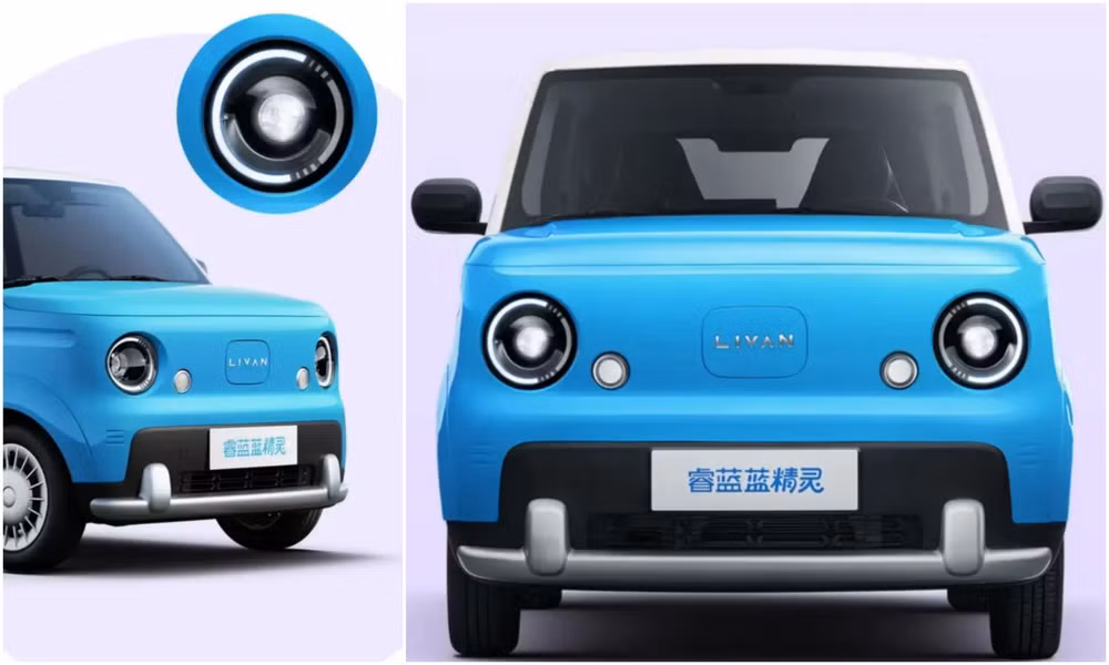 Thiết kế phần đầu xe Livan Smurf - Ảnh: CNC
