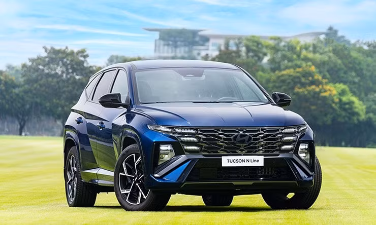 Phiên bản Hyundai Tucson N Line với các chi tiết thiết kế thể thao riêng biệt