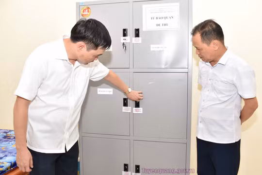 328 thí sinh tại Tuyên Quang thi lại dưới sự giám sát đặc biệt của Bộ Giáo dục và Đào tạo