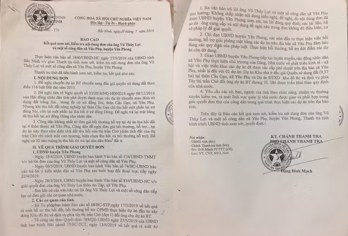 bac ninh thu hoi dat khong nam trong nghi quyet huyen yen phong do loi do soan thao van ban hinh 3