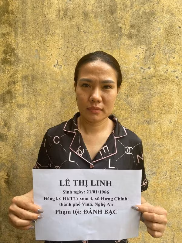 Đối tượng cầm đầu đường dây - Lê Thị Linh