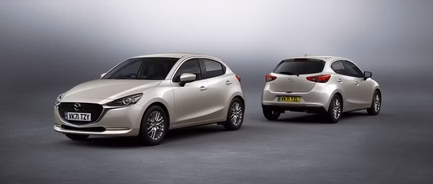 Mazda2 2022. Ảnh: Carscoops