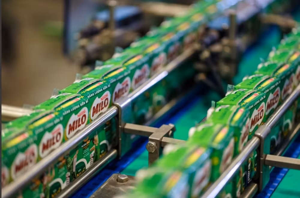 Dây chuyền sản xuất sữa MILO