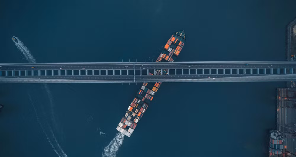 high angle photo of red and white building