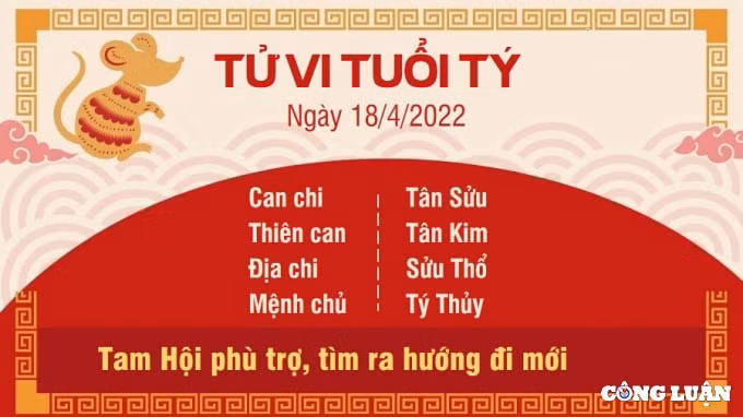 tu vi 18 4 2022 hom nay thu 2 ngay 18 3 am lich cua 12 con giap hinh 1