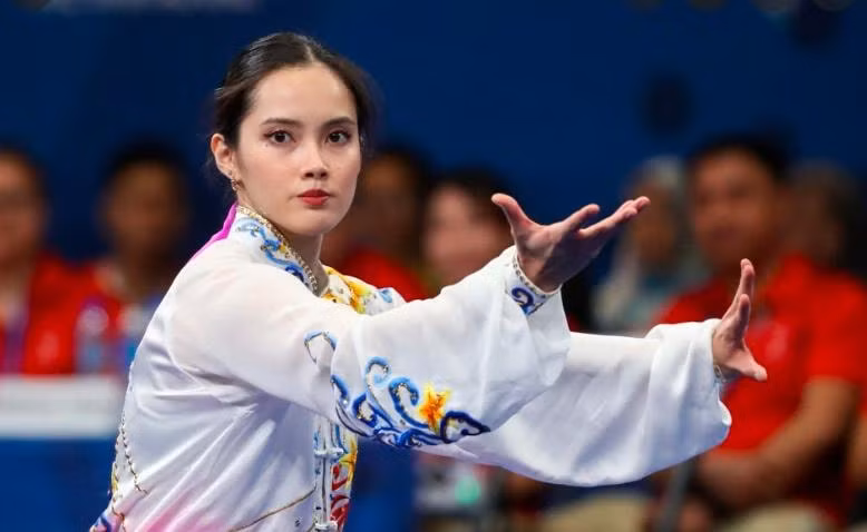 top 5 nu van dong vien wushu dang xem nhat tai sea games 31 hinh 1