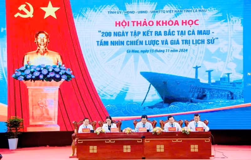 hoi thao khoa hoc 200 ngay tap ket ra bac tai ca mau tam nhin chien luoc va gia tri lich su hinh 1