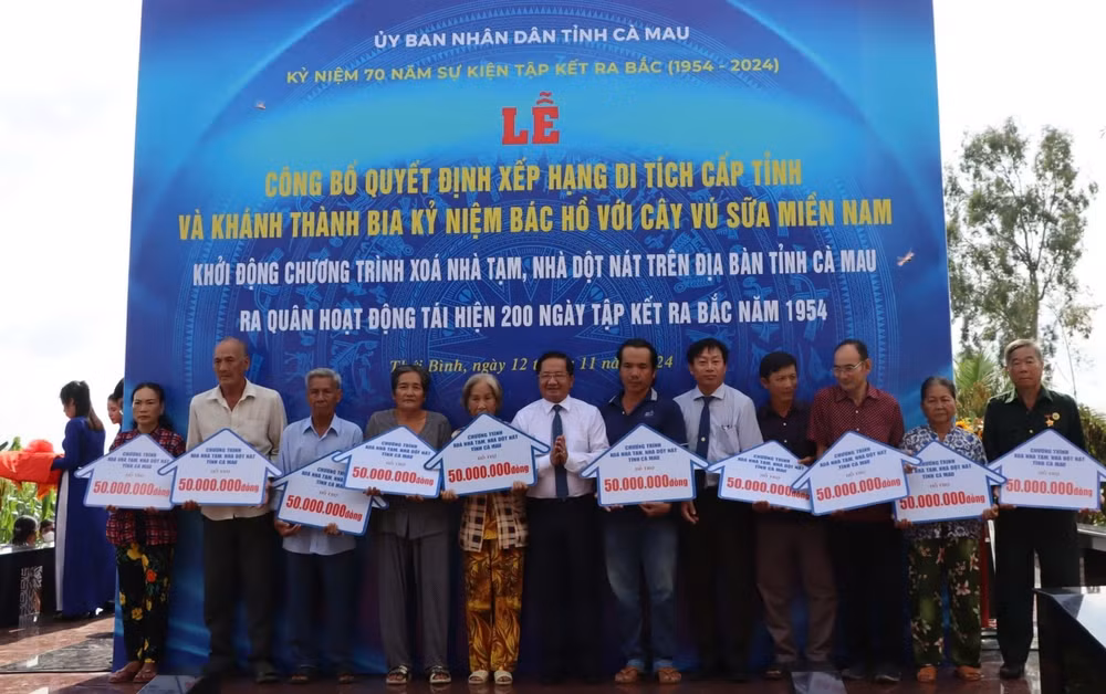 ca mau to chuc cac hoat dong ky niem 70 nam su kien tap ket ra bac 1954 2024 hinh 1