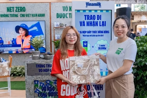 an tuong voi trai nghiem xanh duoc vinamilk mang den ngay hoi viet nam xanh hinh 2