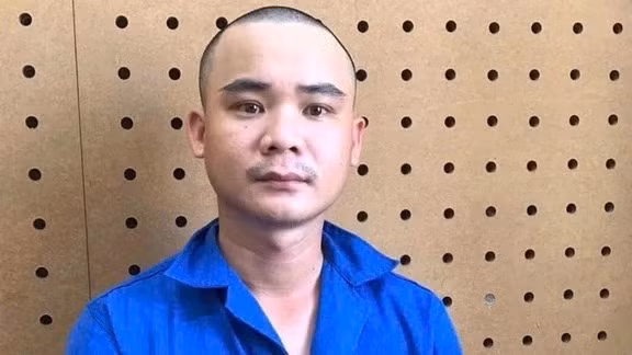 Chân dung gã công an "fake" Trương Thanh Nhã tại cơ quan điều tra (Ảnh: Công an cung cấp)