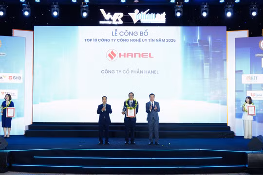 6 năm liên tiếp HANEL được bình chọn Top 10 Công ty Công nghệ uy tín Việt Nam