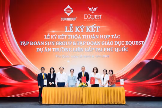 Sun Group hợp tác cùng EQuest phát triển trường liên cấp với công suất 2.500 học sinh tại Phú Quốc