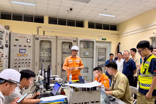 EVNNPC đóng điện dự án lắp đặt hệ thống pin lưu trữ năng lượng (BESS) tại Trạm biến áp 110kV Song Khê, Bắc Ninh