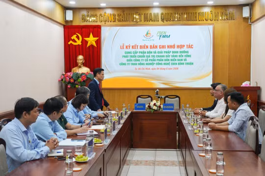 Phân bón Miền Nam và Eden Farm bắt tay hợp tác phát triển vùng nguyên liệu chanh dây