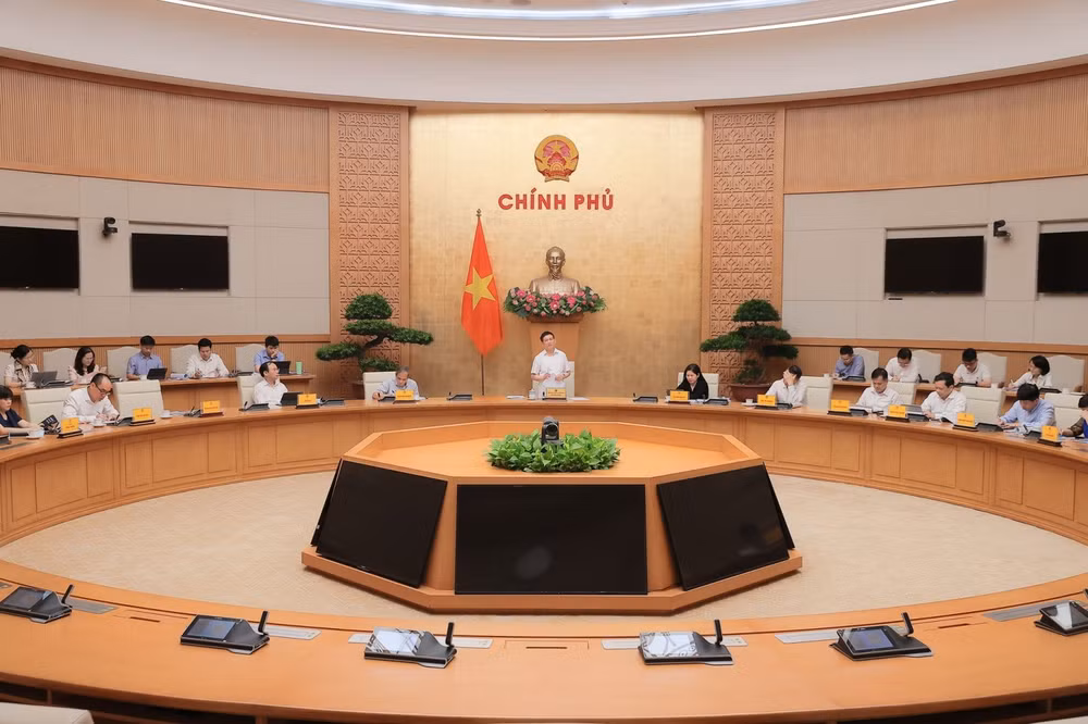 Phó Thủ tướng Hồ Đức Phớc chủ trì cuộc họp Ban Chỉ đạo cơ cấu lại các tổ chức tín dụng- Ảnh 2.