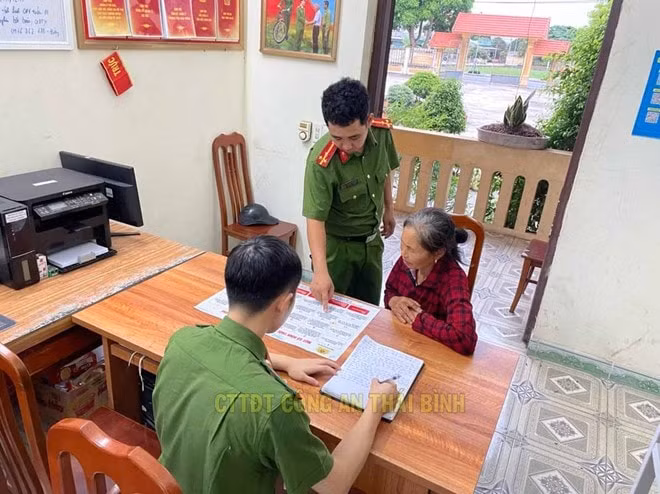 thai binh gia danh cong an yeu cau nguoi dan chuyen 100 trieu de chung minh su trong sach hinh 1