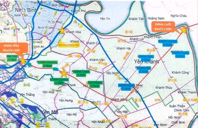 ninh binh lam hon 25km duong cao toc 4 lan xe toc do 120km h voi tong muc dau tu gan 7000 ty dong hinh 1