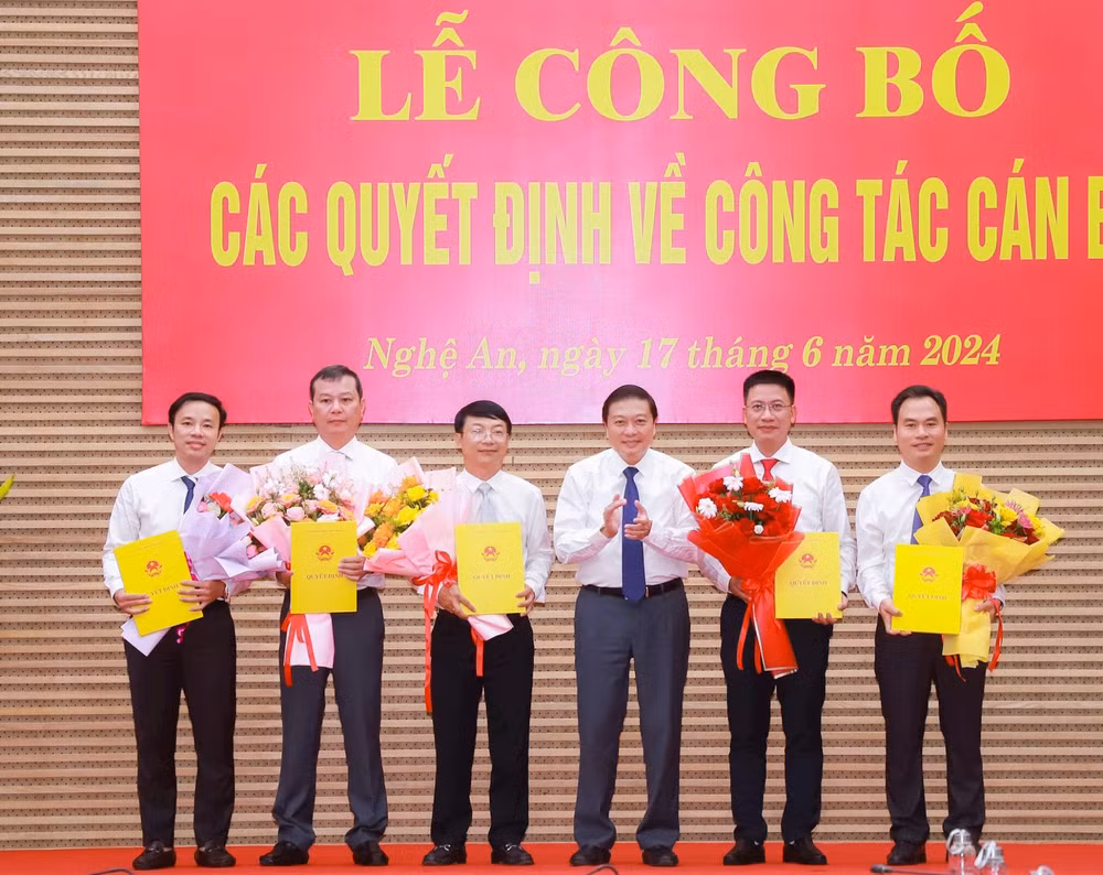 nghe an dieu dong bo nhiem 5 lanh dao so nganh hinh 1