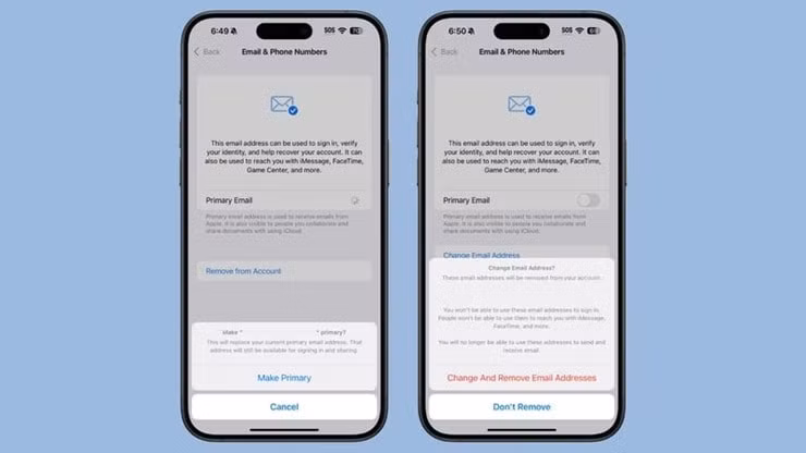 nguoi dung iphone da co the thay doi dia chi email icloud buoc tien moi tren ios 181 hinh 1