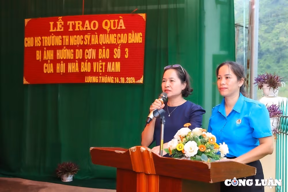 hoi nha bao viet nam va hanh trinh den voi cac diem truong vung lu tinh cao bang hinh 9