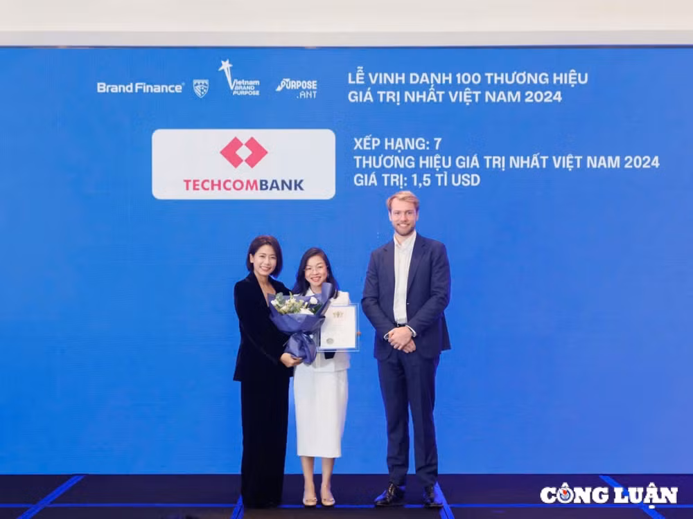 techcombank thuong hieu ngan hang tu nhan gia tri nhat viet nam tiep tuc thang hang toan cau hinh 1