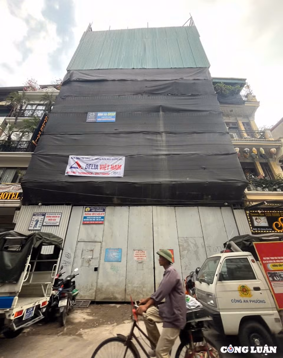 hoan kiem ha noi bao gio cong trinh vi pham tai phuong hang buom duoc xu ly hinh 1