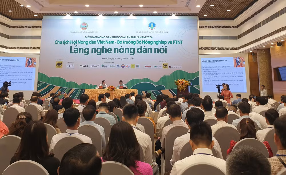 dien dan nong dan quoc gia lan thu ix nam 2024 lang nghe nong dan noi hinh 1