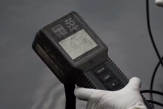 Kết quả test nhanh cho thấy chỉ số ở khu vực thử nghiệm rất khả quan