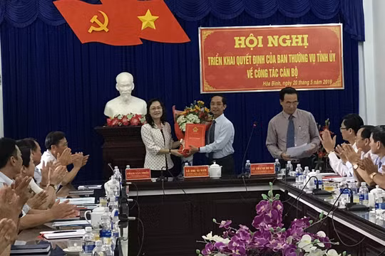 Bạc Liêu: Điều động Phó Chủ tịch Hội đồng Nhân dân tỉnh làm Bí thư huyện Hòa Bình