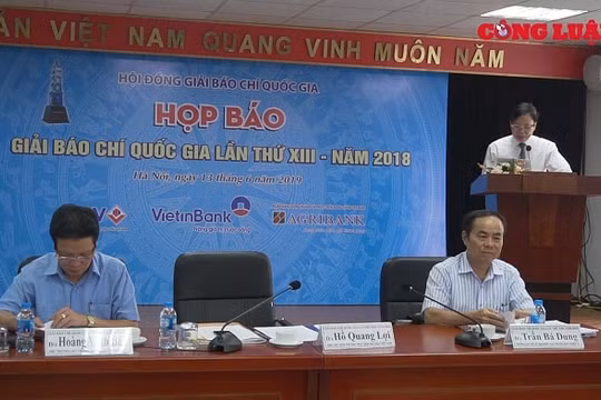 Vinh danh 106 tác phẩm báo chí đoạt Giải Báo chí quốc gia lần thứ XIII năm 2018