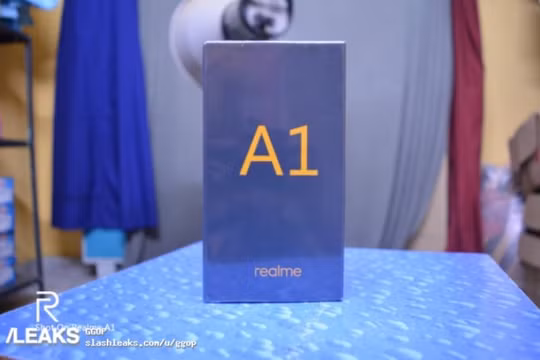 Lộ diện hộp đựng Realme A1, có thể sắp được ra mắt