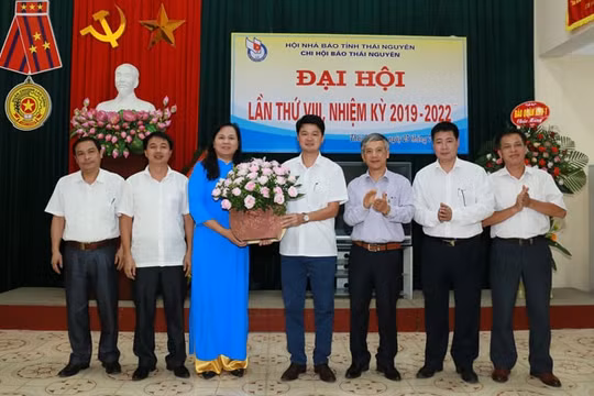 Đại hội Chi hội Nhà báo Báo Thái Nguyên lần thứ VIII, nhiệm kỳ 2019-2022