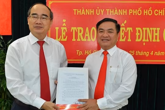 Giám đốc Sở Xây dựng được điều động làm Bí thư Quận ủy quận 3
