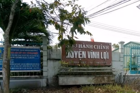 Bạc Liêu: Phó trưởng ban Dân vận Huyện ủy bị kỷ luật