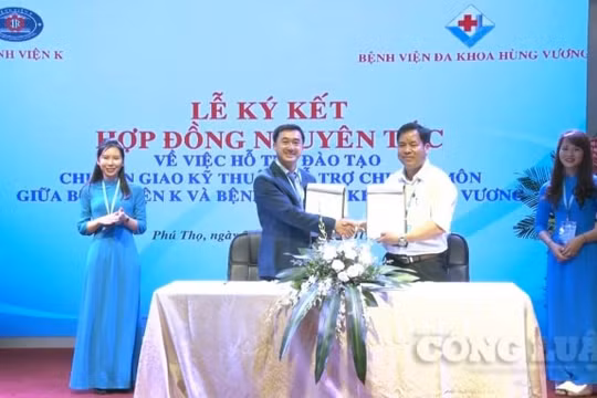 Bệnh viện tư nhân đầu tiên trở thành Bệnh viện vệ tinh của Bệnh viện K