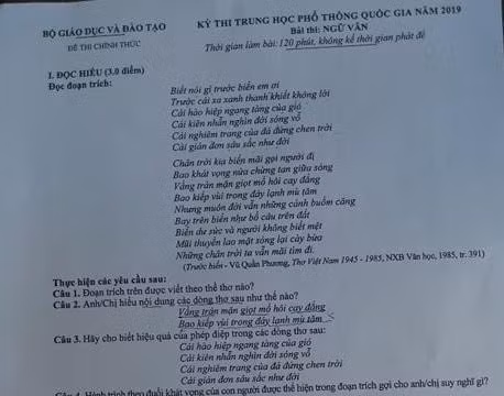 Phú Thọ: Để lộ đề thi Ngữ văn thí sinh và 2 giám thị bị đình chỉ