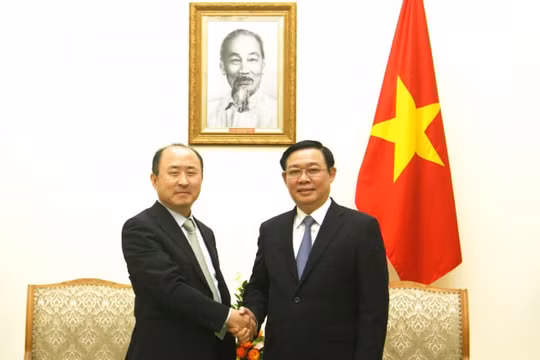 Phó Thủ tướng Vương Đình Huệ tiếp Thứ trưởng Bộ Ngoại giao Hàn Quốc