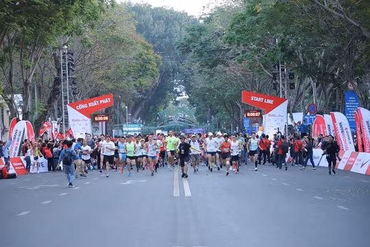 Gần 13.000 vận động viên tham dự Giải Marathon Quốc tế Thành phố Hồ Chí Minh Techcombank 2019
