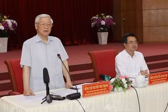 Tổng Bí thư, Chủ tịch nước làm việc với lãnh đạo chủ chốt tỉnh Kiên Giang