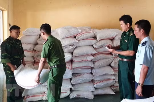 An Giang: Hàng tấn đường cát nhập lậu bị bắt giữ