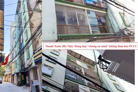 Thanh Xuân (Hà Nội): Hàng loạt chung cư mini không đảm bảo PCCC, tiềm ẩn nhiều nguy cơ cháy nổ
